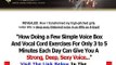 Deep Voice Mastery Review  MUST WATCH BEFORE BUY Bonus + Discount