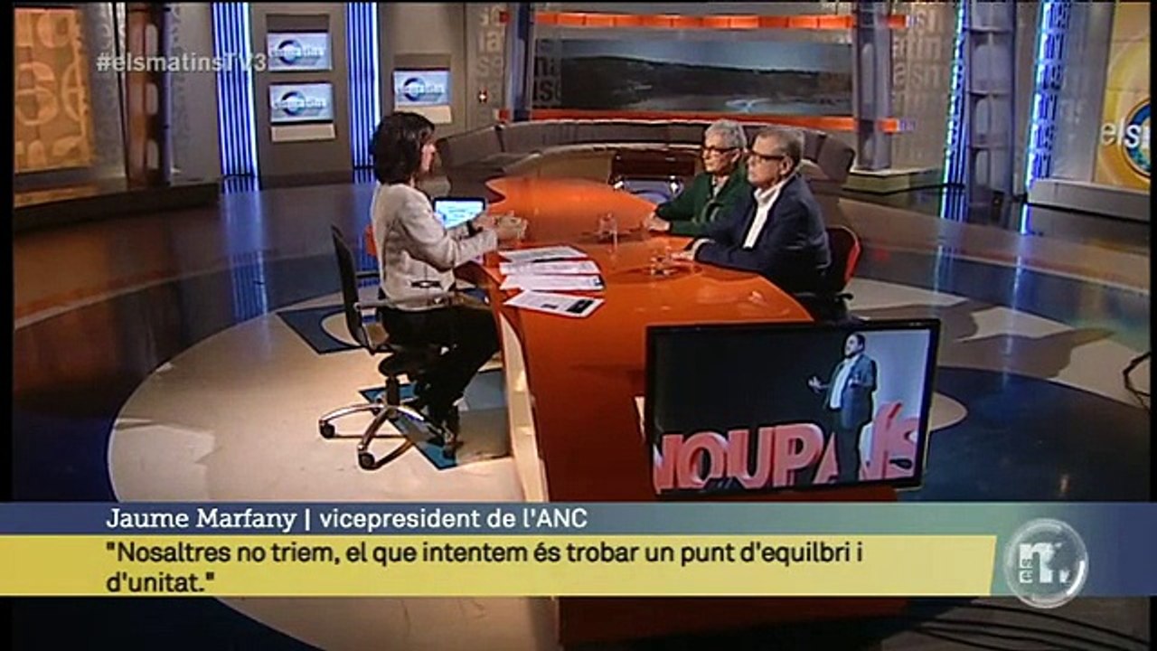 TV3 - Els Matins - Muriel Casals i Jaume Marfany no veuen lluny les propostes de Mas i Junqueras