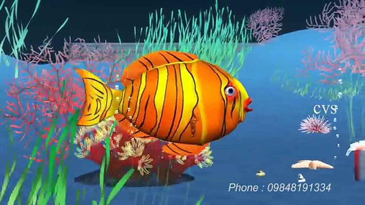 Machli jal ki rani hai  - Fish 3D Animation Hindi Nursery rhymes for children ( Hindi Poem ).mp4