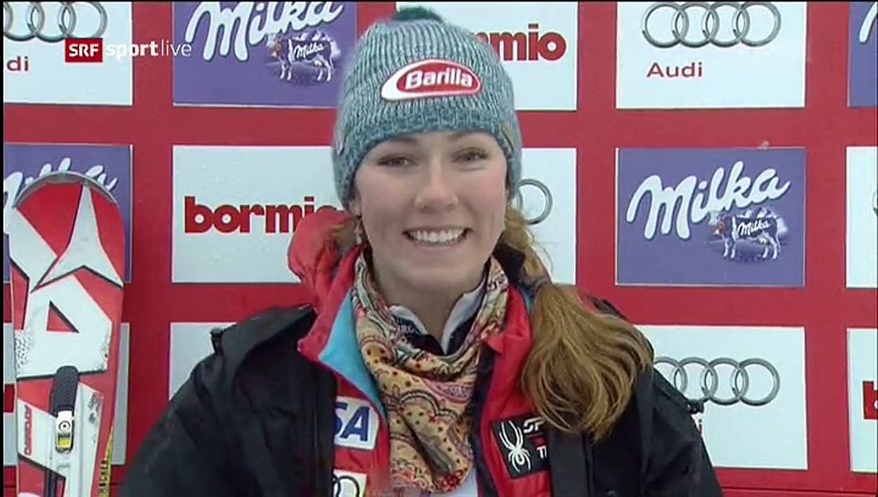 Mikaela shiffrin • bormio slalom 05.01.14