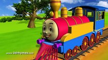 Piggy on the railway line picking up stones - 3D Animation English Nursery rhyme song for children.mp4