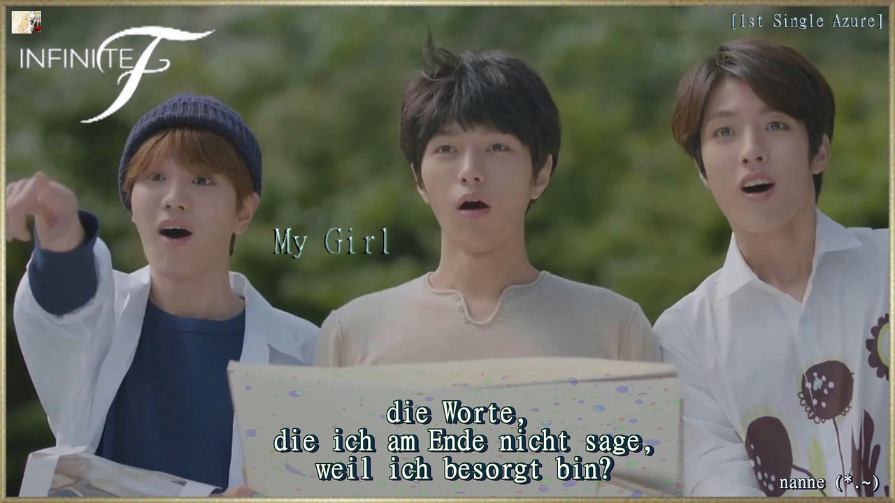 Infinite F - My Girl k-pop [german Sub] 1st Single Azure