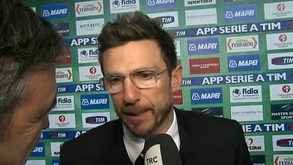 Sassuolo, Di Francesco: 'Sofferenza col mio Pescara'