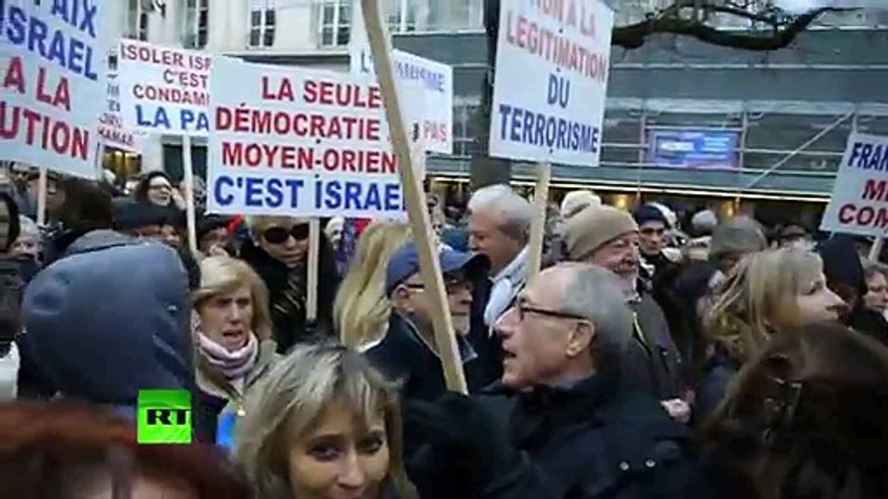 France: des militants pro-israéliens manifestent contre la reconnaissance de la Palestine