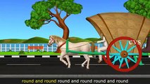 The Wheels on the Bus go round and round ( Vehicles ) -3D Animation Nursery Rhymes for Children.mp4