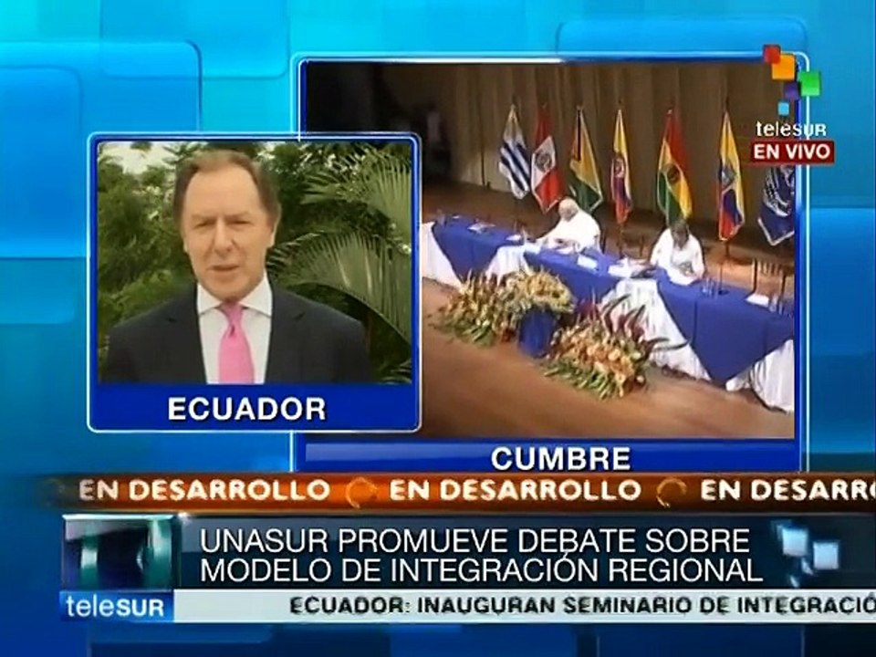 Cumbre de Unasur debate temas como soberanía e integración regional