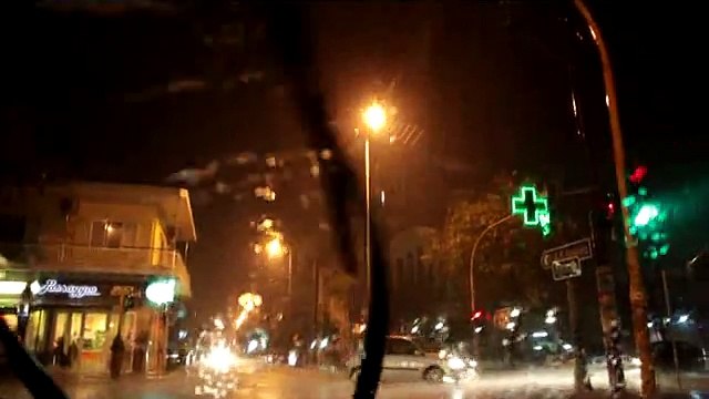 Έντονη βροχή στη Λαμία 1