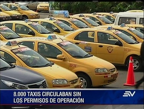 Dan prórroga a 8.000 taxistas con permisos de operación caducados