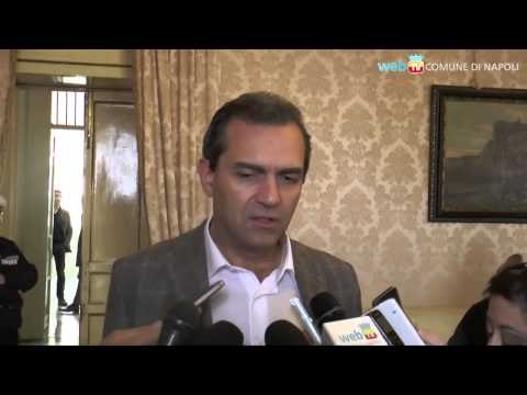 Napoli - De Magistris su Bagnoli e multa UE per le discariche illegali (02.12.14)