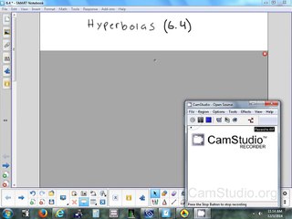 6.4 Conic Sections - Hyperbola 12-3-14