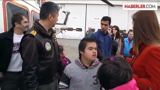 Dünya Engelliler Günü - Engelliler, Helikoptere Bindi