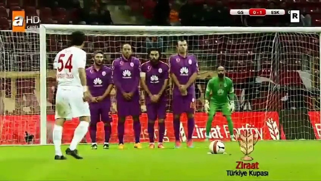 Galatasaray - Eskişehirspor 4-2 Geniş Özet ve Goller Türkiye Kupası
