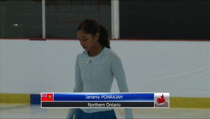 Jananiy Ponrajah - Junior Ladies Short Program