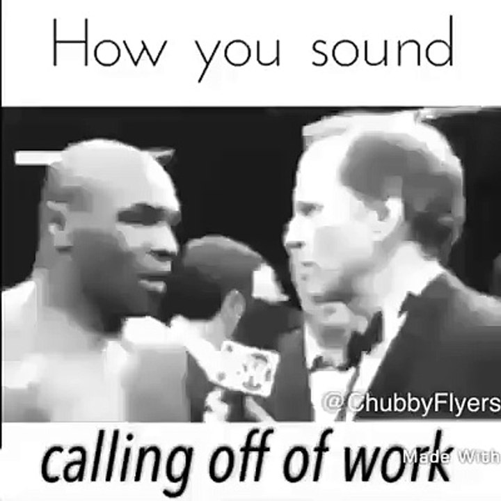 How You Sound Calling Off Work