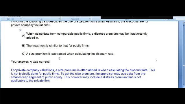 CFA Level 2 Prep Free Video Equity 9-12 (solved questions)