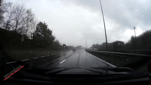 Aquaplaning et crash à 110 km/h
