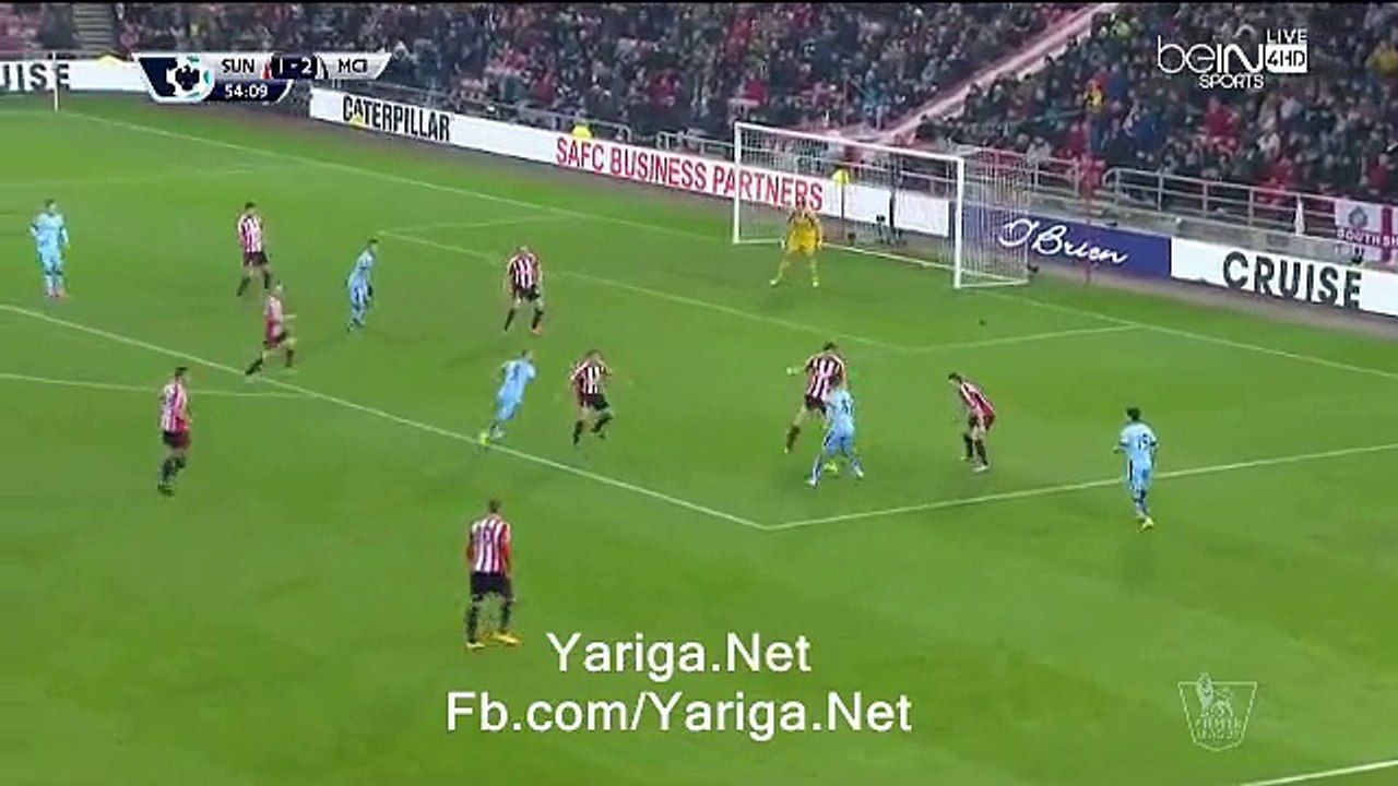 Sunderland 1 - 3 Manchester City Zabaleta
