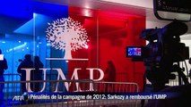 Sarkozy rembourse à l'UMP les pénalités pour sa campagne de 2012