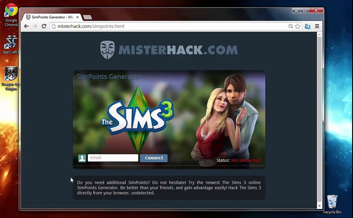 Les Sims Gratuit Hacker - Cheats pour Android et iOS Téléchargement - SimPoints Generator online hack tool 2014-2015