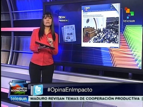 Venezuela: Asamblea Nacional aprobará el presupuesto nacional de 2015