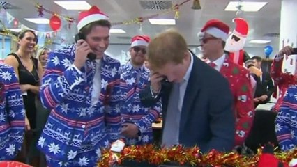 Britain's Prince Harry closes trading deals for charity