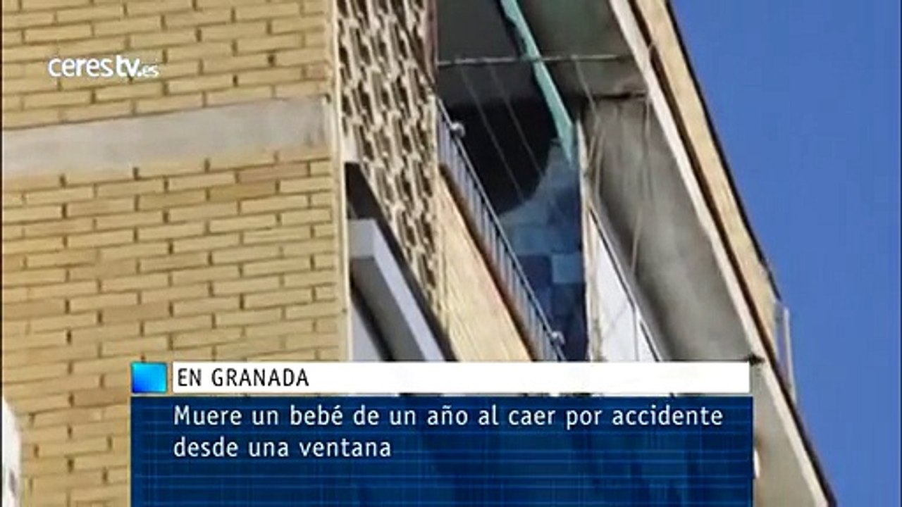 Muere un bebé de un año al caer por accidente desde una ventana en Granada