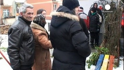 سرمای شدید و بارش باران منجمد در شرق اروپا