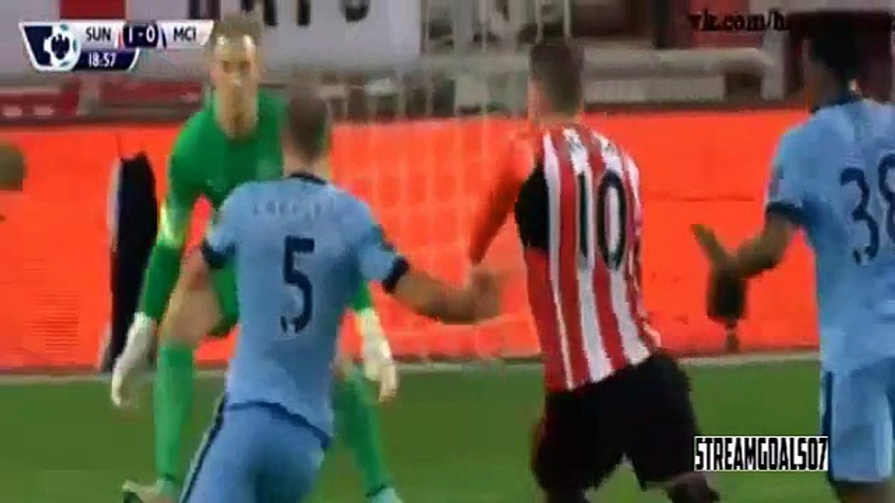 اهداف مباراه مانشستر سيتي وسندرلاند 4/1