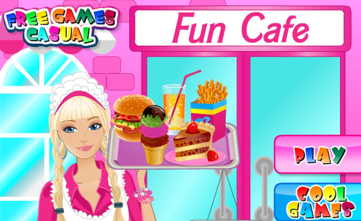 Princess Barbie Games - Barbie Fun Cafe Game - Gameplay Walkthrough - video  Dailymotion