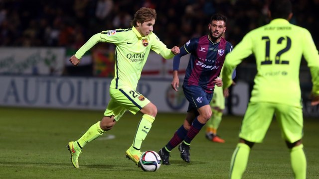 Les reaccions dels jugadors del Barça després del 0-4 a Osca