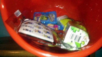 Shopkins and trash packs blind bags opening
