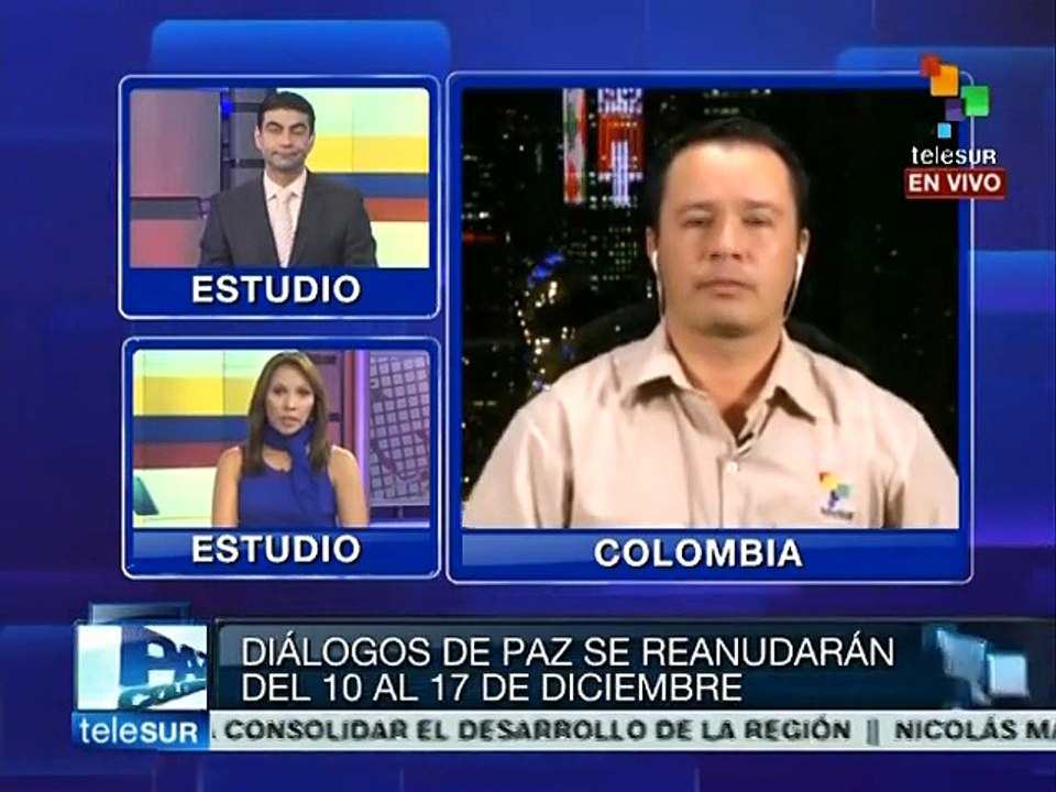 Diálogos de paz se retomarán en Cuba