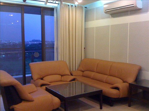 Apartment for rent in Panorama, Phu My Hung, Dist 7, price: 1700Usd/mth, fearture: 166m2, 3Brs, 2Wcs, living room and kitchen, high class furnished, river view, 2 garden