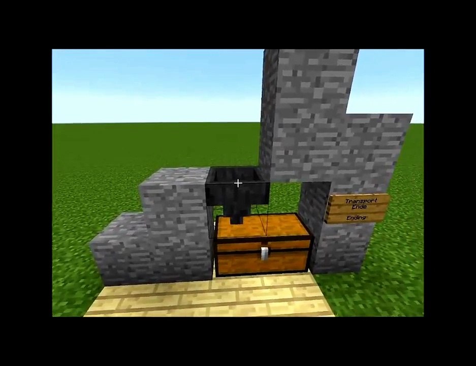 Minecraft #009 Simple Transport System Tutorial