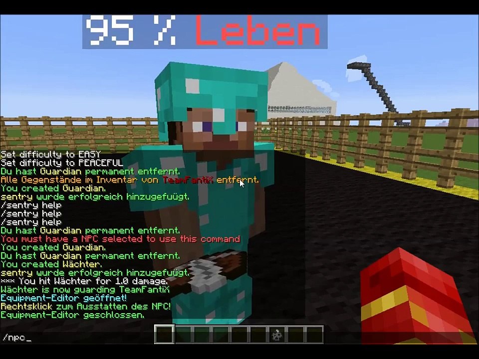 Minecraft #014 Npc Wachter erstellen