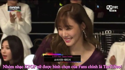 Vietsub 141203 Tiffany - Kpop Fan's Choice Female @MAMA 2014