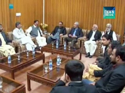 PTI delegation meets PAT leaders at Minhaj-ul-Quran secretariat