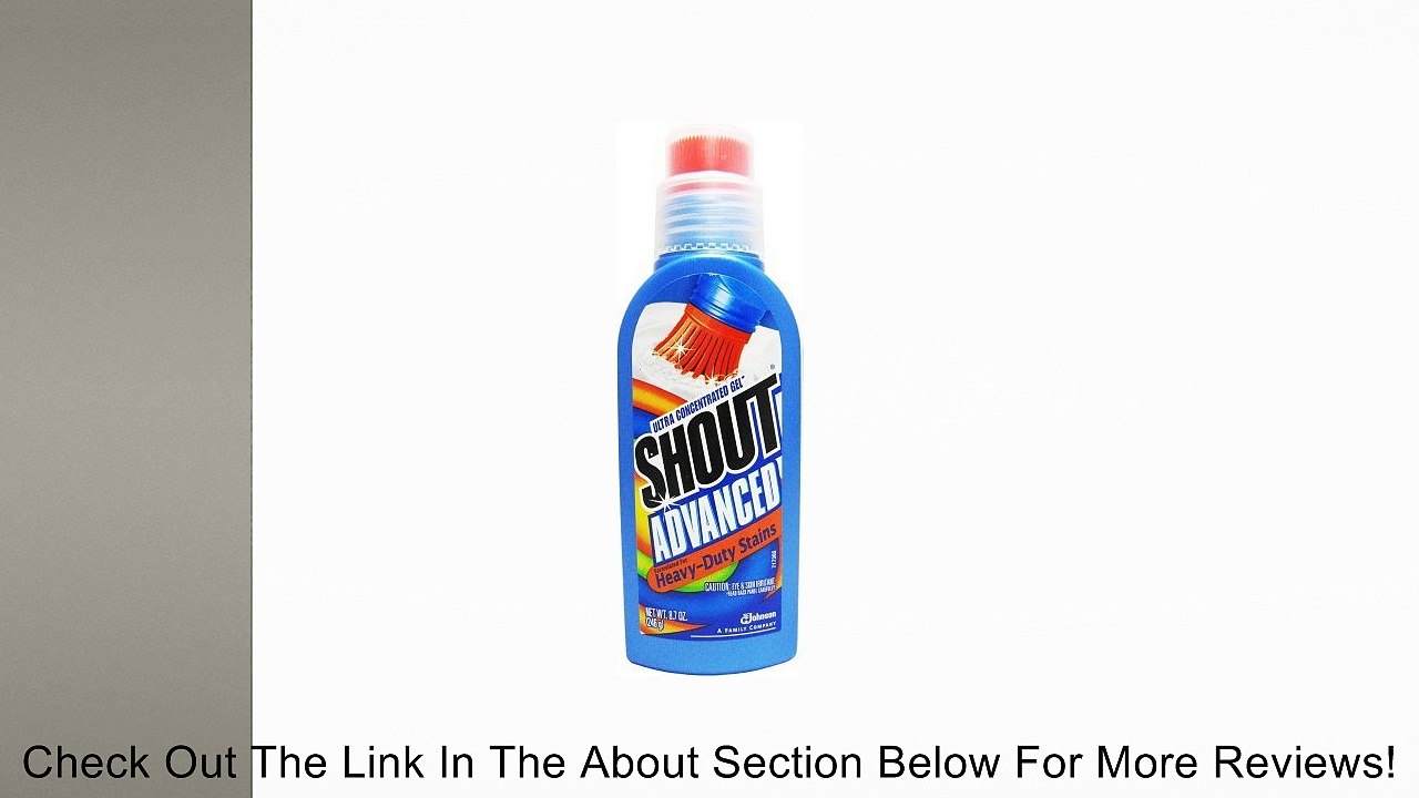 Shout Advanced Ultra Concentrated Stain Removing Gel, 8.7 Oz (Pack of 4) Review