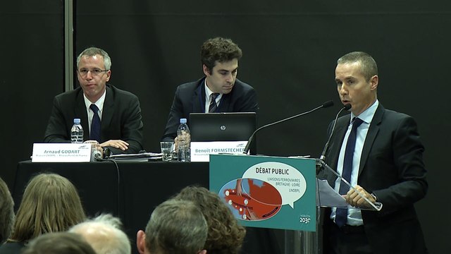 lnobpl/021214/ Présentation de la liaison Rennes-Nantes, par RFF : MM. Stéphane Leprince, Arnaud Godart, et Benoît Formstecher