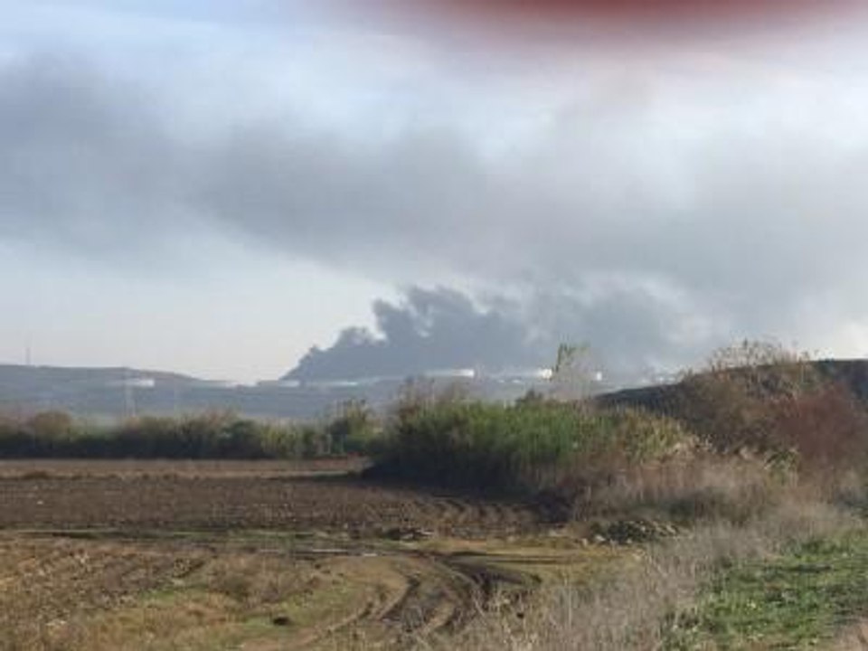 Adana'da BOTAŞ'ın Petrol Sahasında Büyük yangın