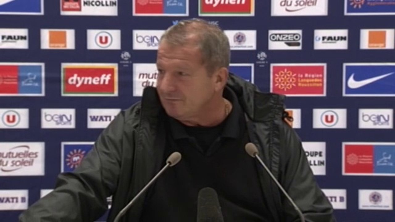 Rolland Courbis après MHSC 2-0 ASSE (16ème journée L1)