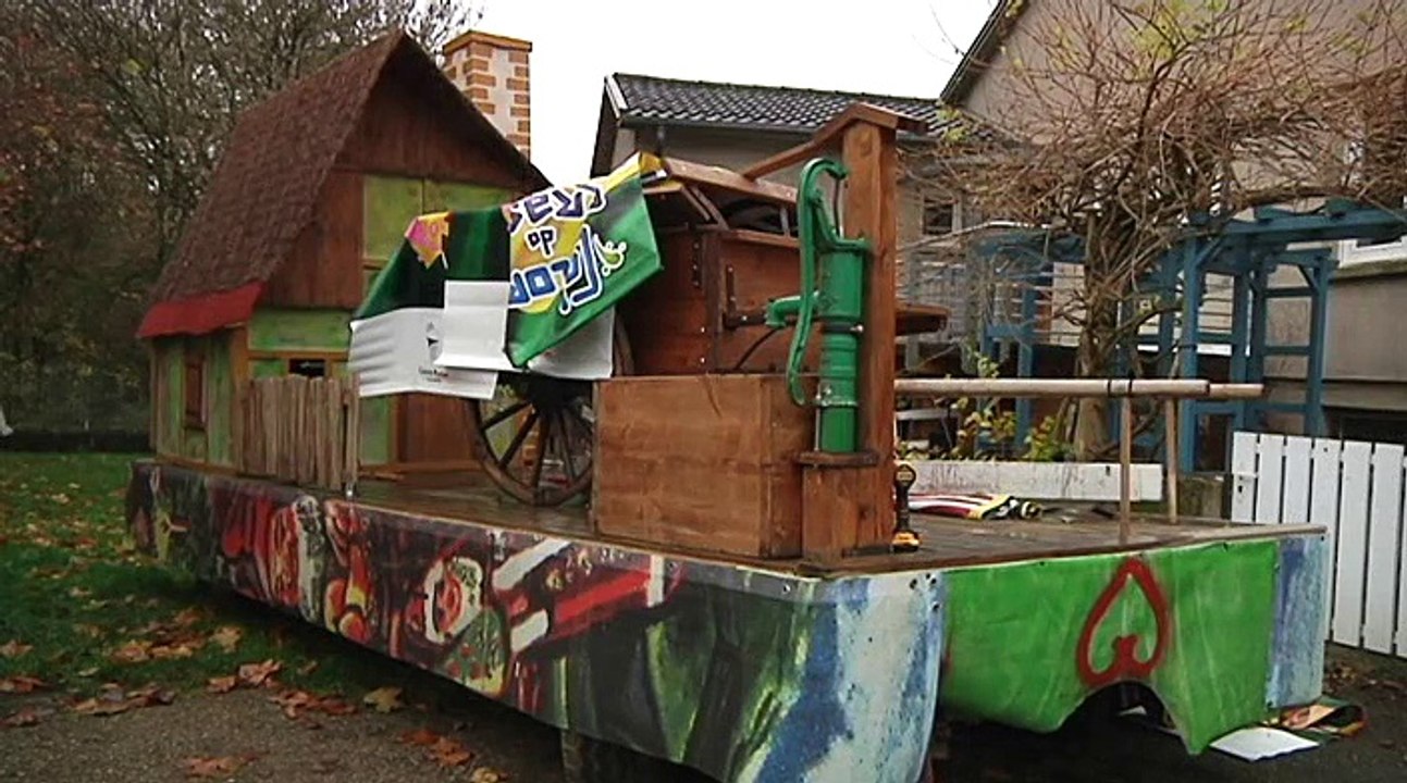 Reportage : Préparation chars défilé Saint-Nicolas