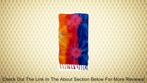 Plus Size Tie Dye Sarong (Deep Colored Rainbow) Review