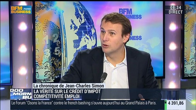 Jean-Charles Simon: Fiscalité: Ce n'est pas sur les petites entreprises qu'il y a eu la plus grosse pression - 04/12