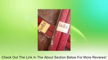 8 Inch Natural Beeswax Glitter Candles, Ruby Red Color, Boxed Set of 2 Review