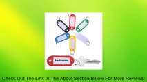 HDE 50 Pack Assorted Color Coded Keyring Key Tags with Label Window and Split Ring Review