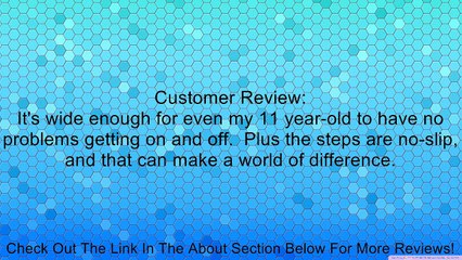 39" Trampoline Ladder With 3" Wide Flat Step Review