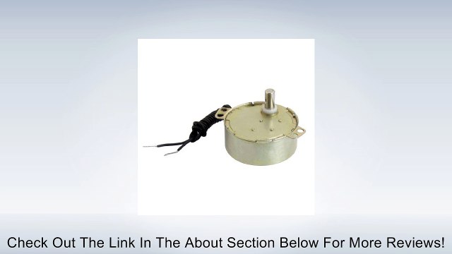 Microwave Oven Synchronous Motor 5/6RPM AC 220-240V 50/60Hz CW/CCW w Black Cable Review