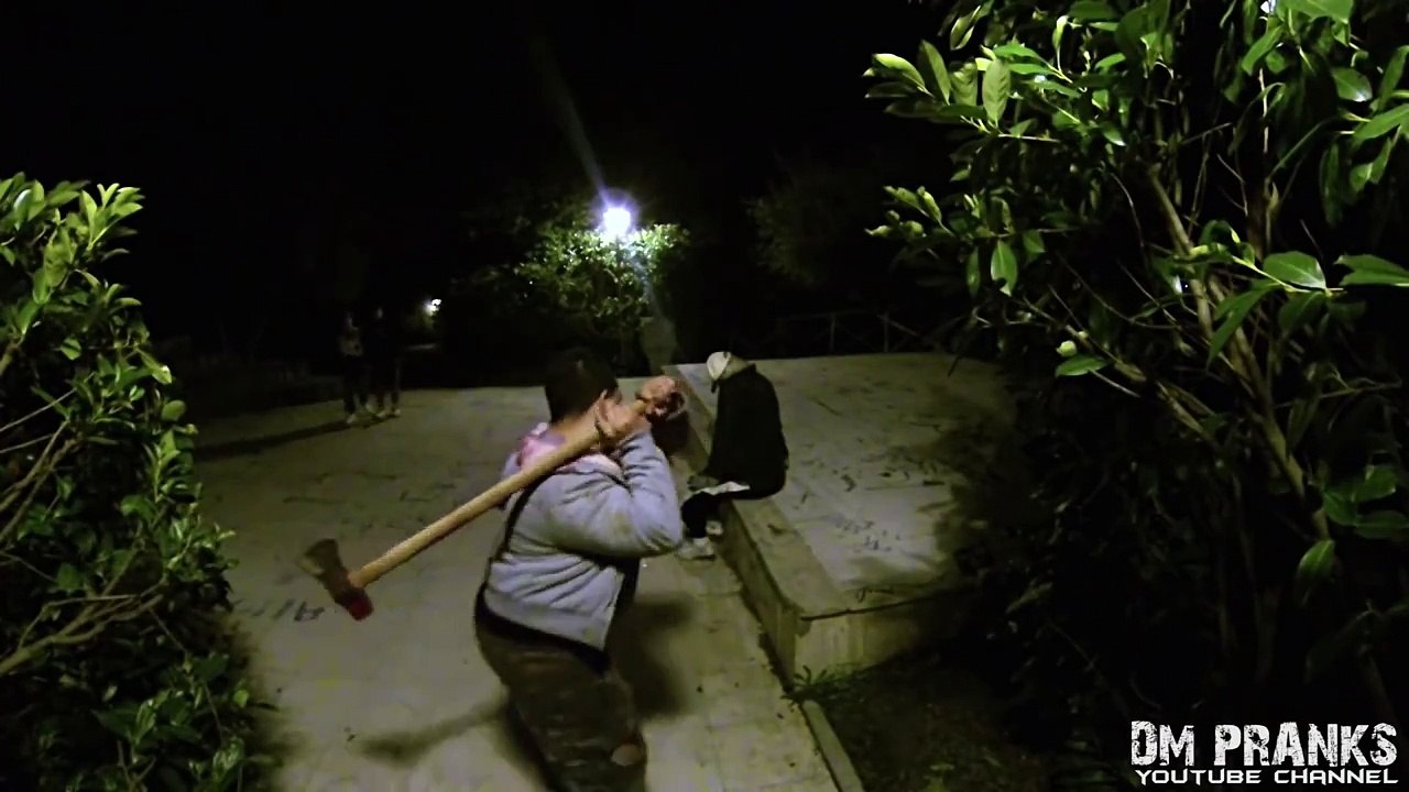 Zombie Axe Murder Prank!