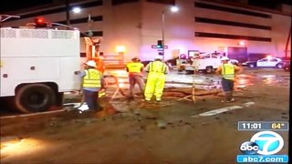 REPOST: COLLAPSING INFRASTRUCTURE: ANOTHER WATER PIPE BUSTED IN LOS ANGELES.